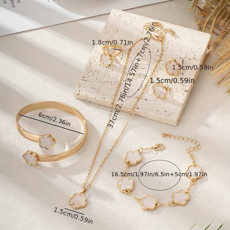 Набір ювелірних виробів "Щаслива квітка"