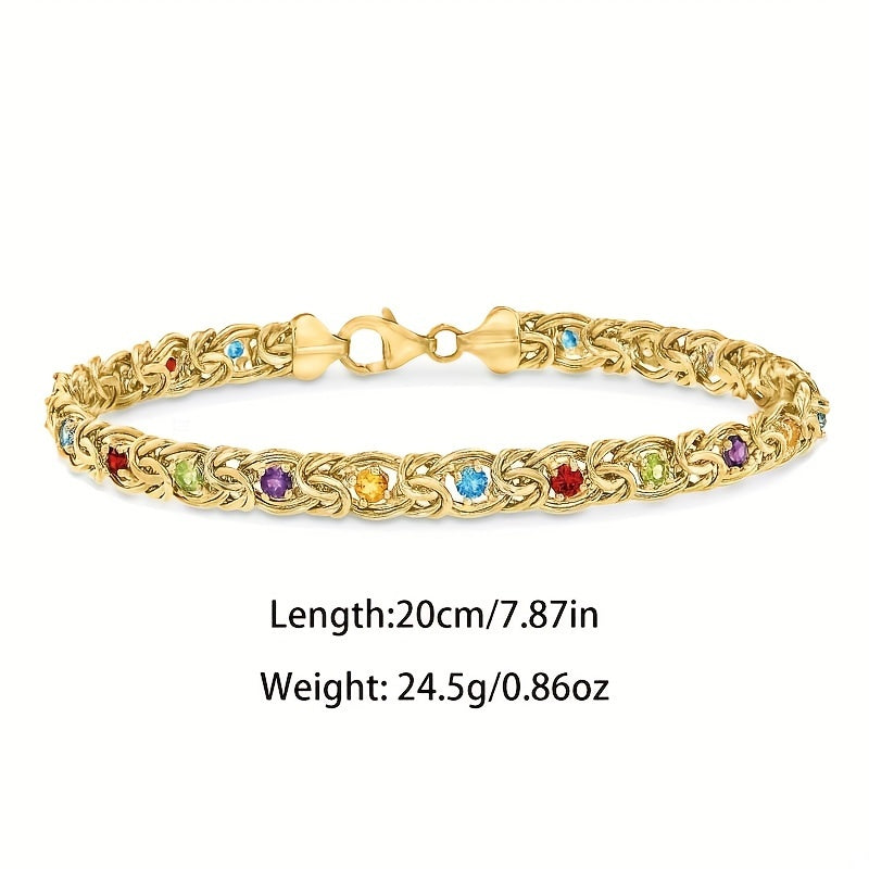 Браслет з кристалами сяйва