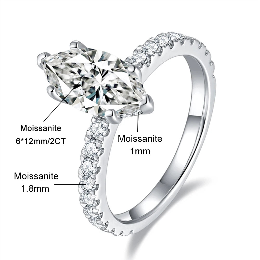 Кільце з іскрами Marquise