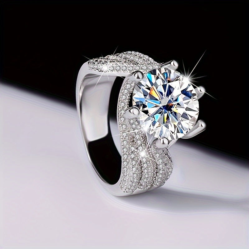 Carat moissanite ring