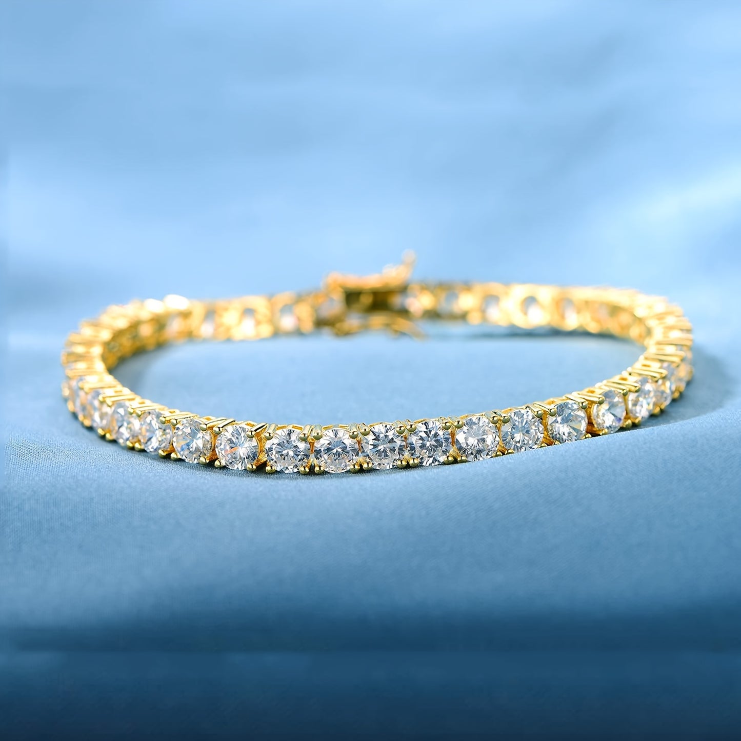 Блискучий тенісний браслет