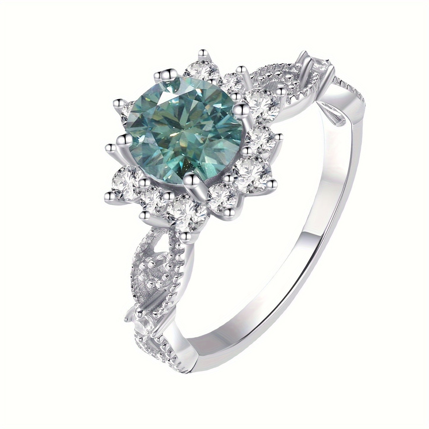 Кільце зі сніжинками та блискітками