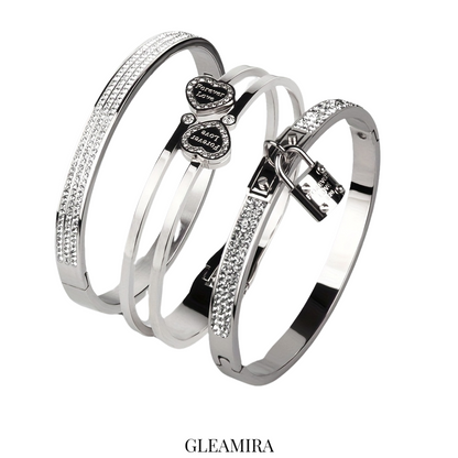 GoldenCharm Bracelet Set
