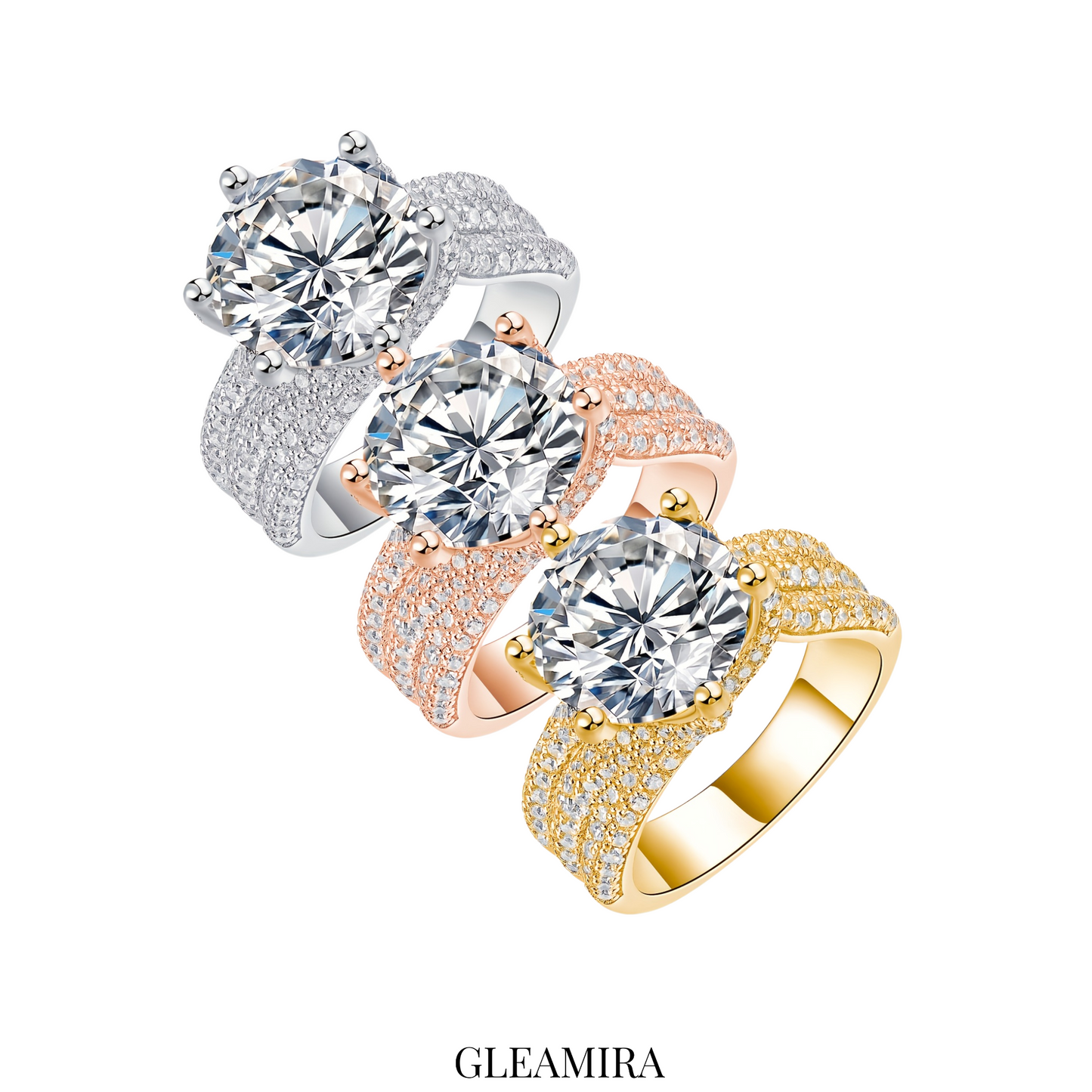 Carat moissanite ring