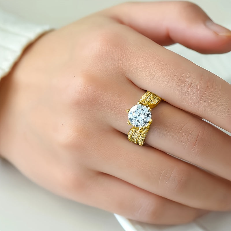 Carat moissanite ring