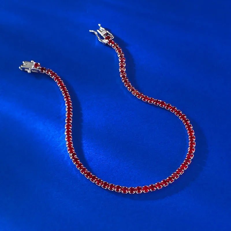 Crimson Glow Bracelet
