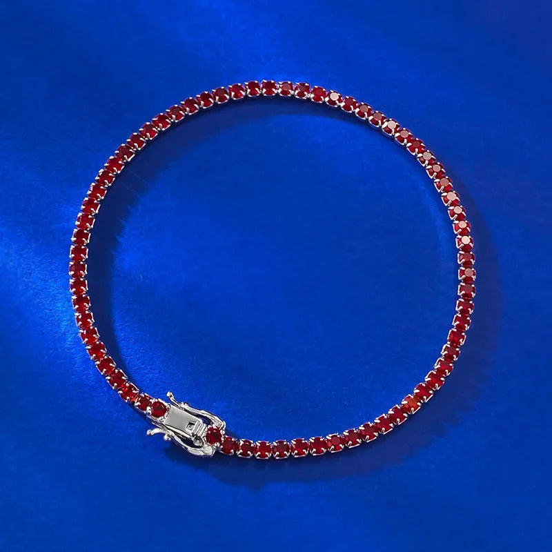 Crimson Glow Bracelet