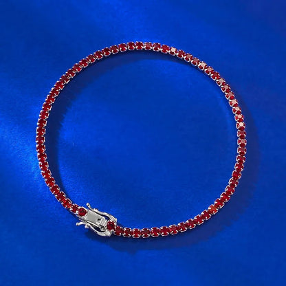 Crimson Glow Bracelet